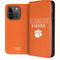 Clemson University Tigers Logo iPhone 15 Pro Folio Case